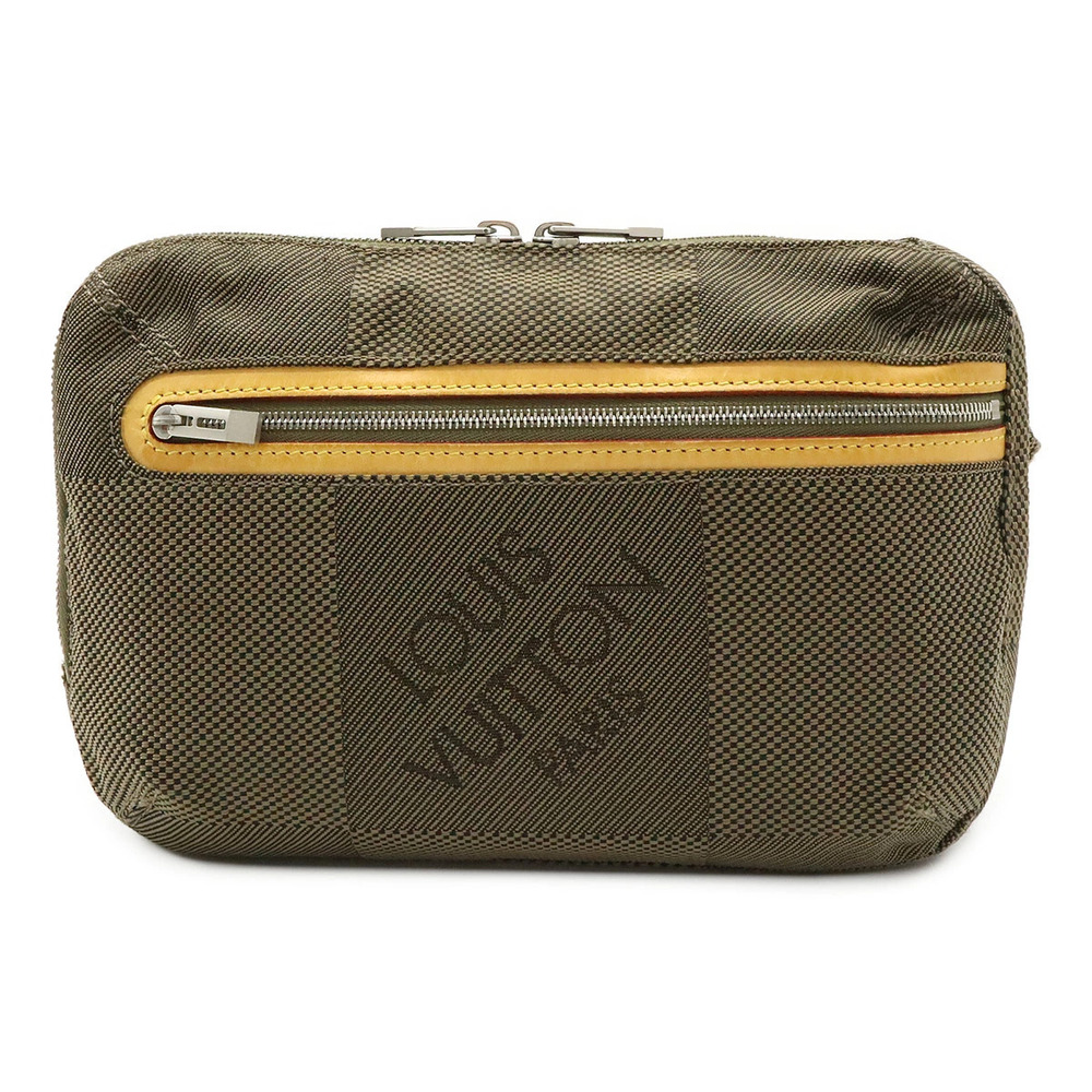 LOUIS VUITTON Damier Geant Arche Body Bag Crossbody Waist Tail Khaki Green
